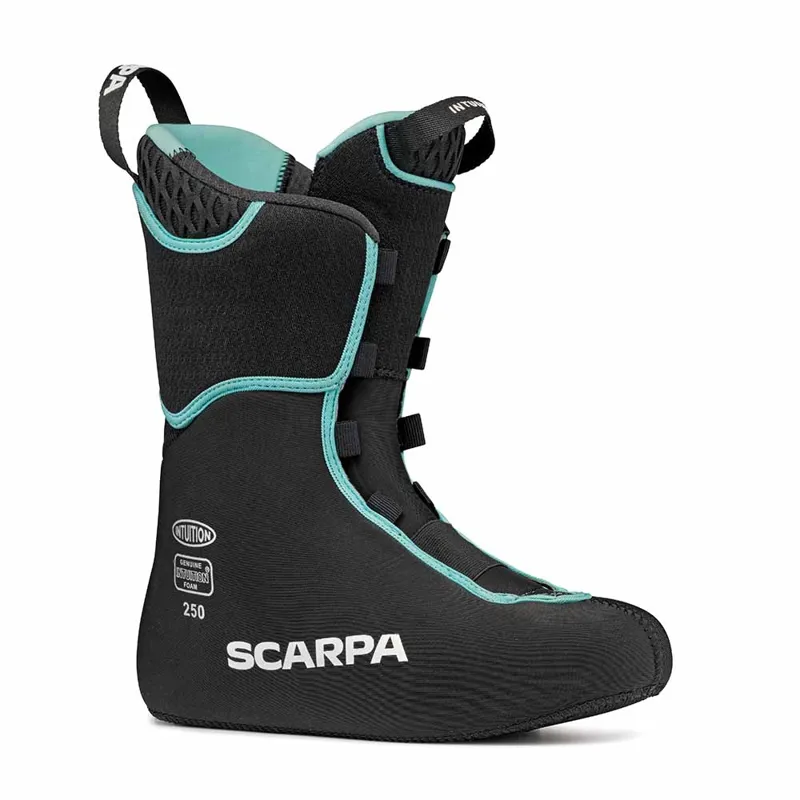 Scarpa Gea Womens Ski Touring Boot in Aqua Blue-4